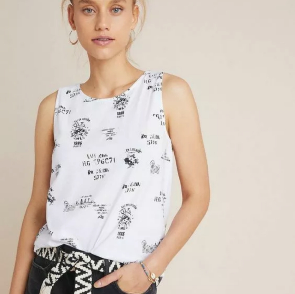 Anthropologie Avery Muscle Tank